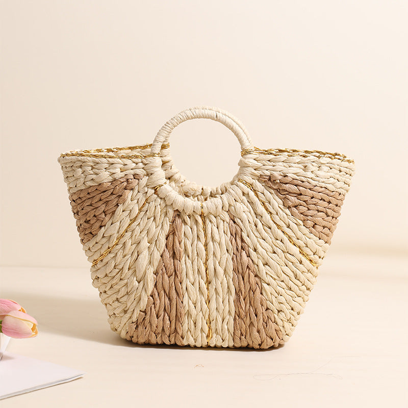 Handcrafted basket bag in modern design Stornfield