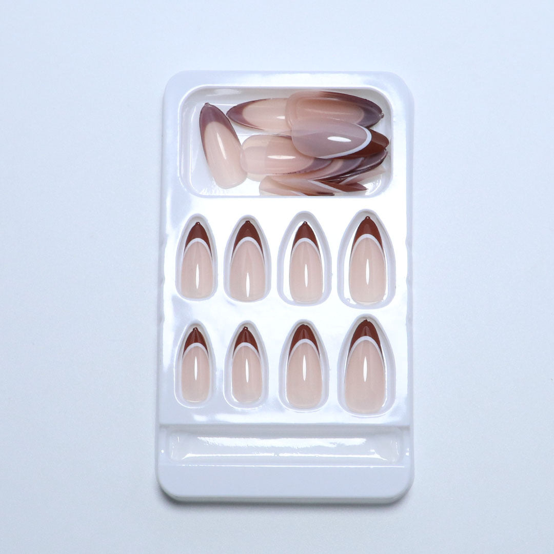 Premium Natural Finish Press-On Nail Tips Stornfield