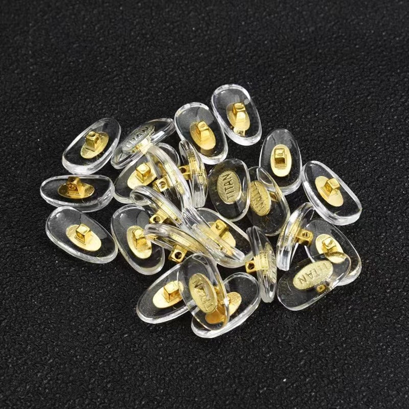 Eyewear Nose Pad Inserts with Gold Support Stornfield
