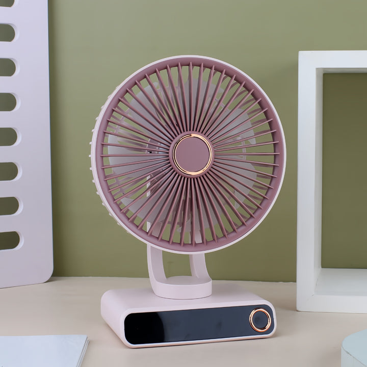 Ladies Portable Table Fan in Modern and Compact Design Stornfield