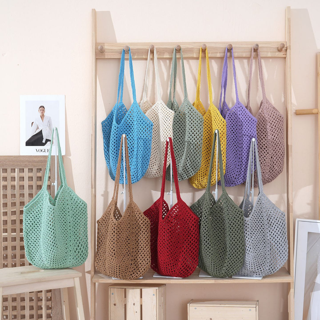 Handcrafted mesh tote bag Stornfield