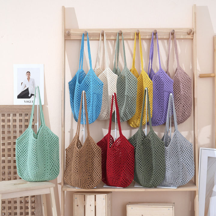 Handcrafted mesh tote bag Stornfield