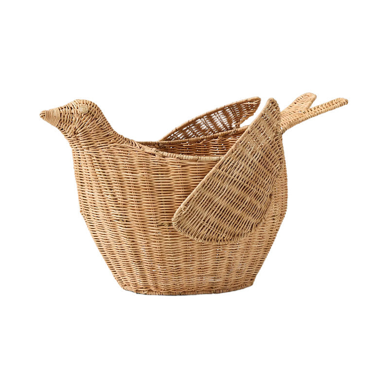 Playful basket in bird design Stornfield