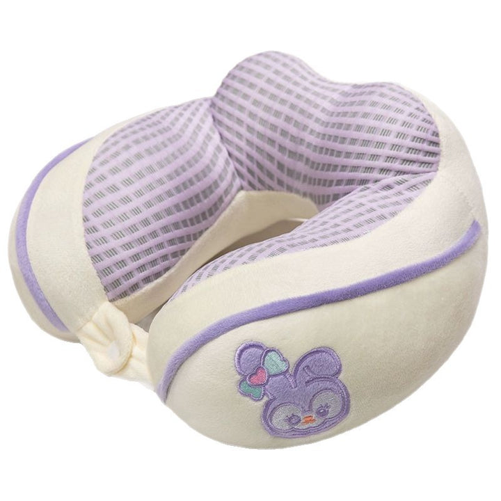 ergonomic plush neck pillow with animal motif Stornfield