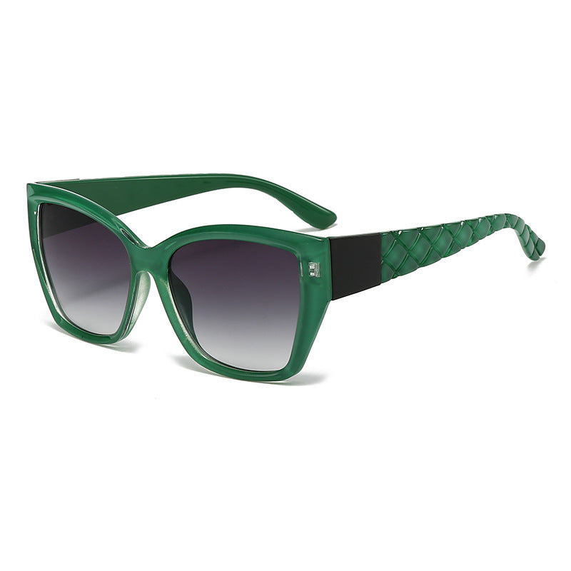 Ladies Oversized Cat-Eye Sunglasses with Stylish Accents Stornfield