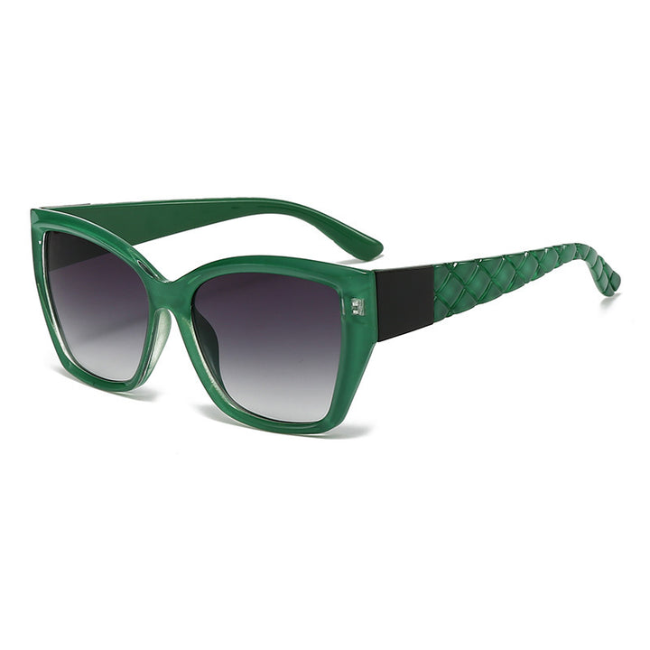Ladies Oversized Cat-Eye Sunglasses with Stylish Accents Stornfield
