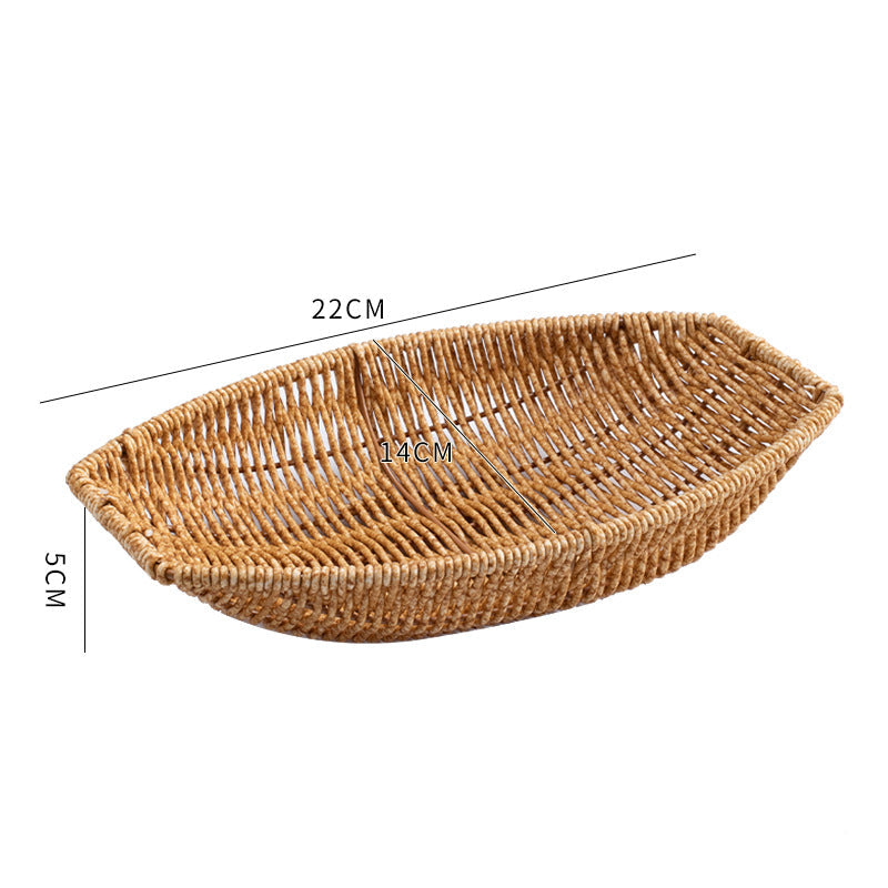 Decorative Handwoven Serving Tray Stornfield