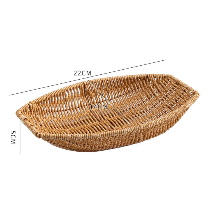 Handwoven Decorative Serving Basket Stornfield