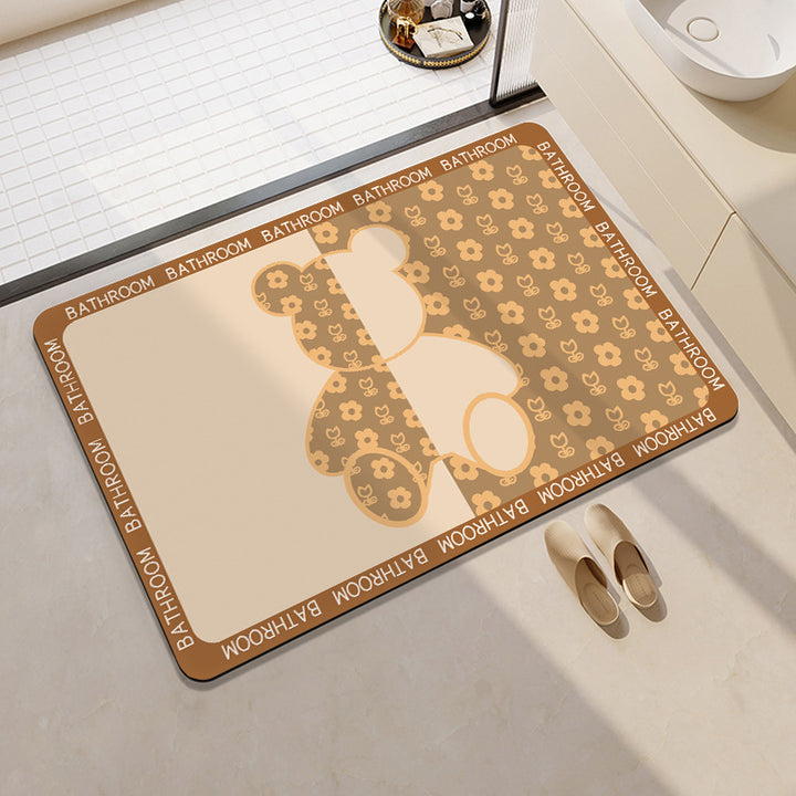 Cute Cartoon-Themed Bath Mat Stornfield