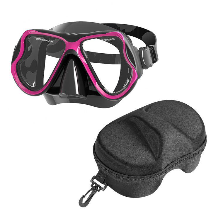 Diving mask with wide field of vision and comfortable wearing comfort Stornfield