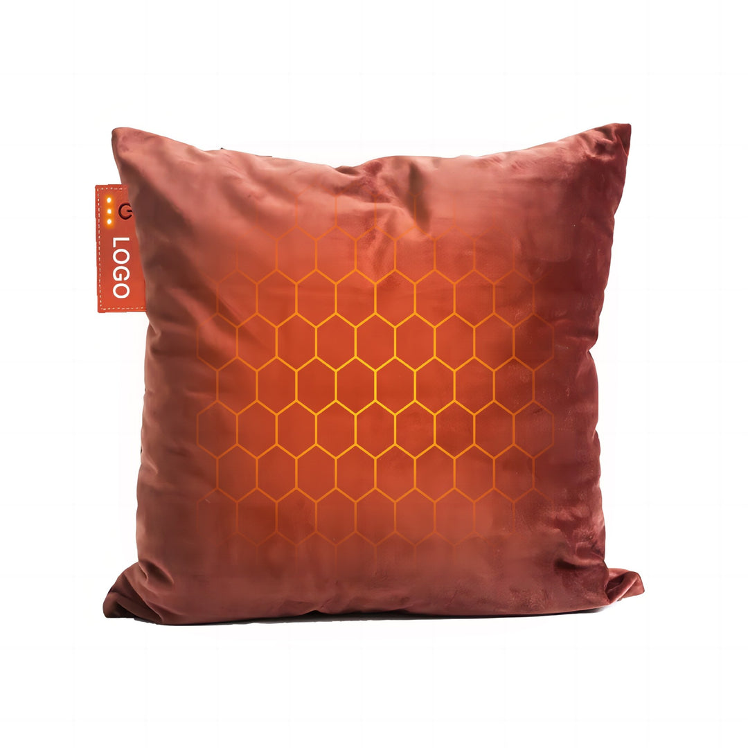 Women's Decorative Cushion Cover with Honeycomb Pattern Stornfield