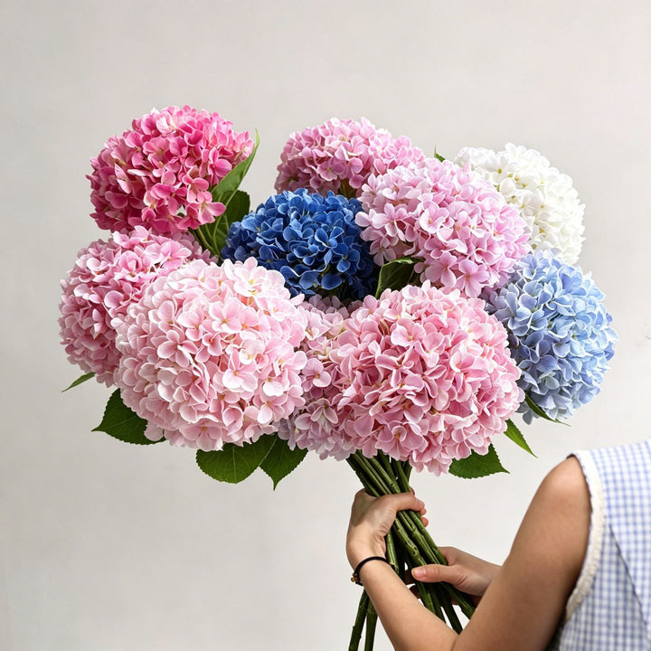 Lifelike Hydrangea Flower Bouquet