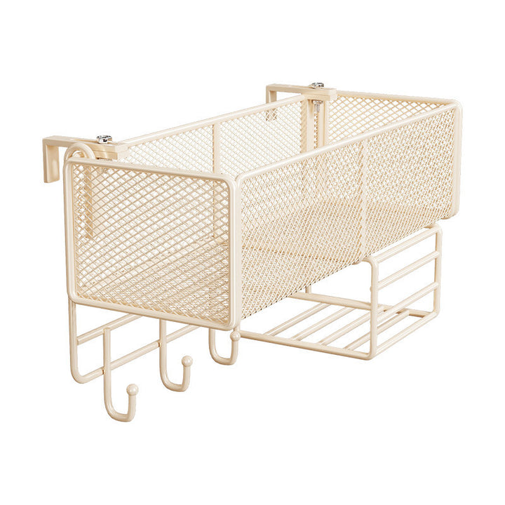Mesh Partition Clamp Hanging Desk Organizer Basket