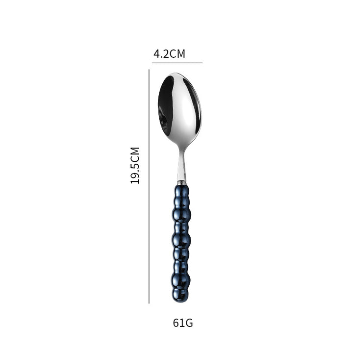Elegant finger food fork with non-slip handle Stornfield