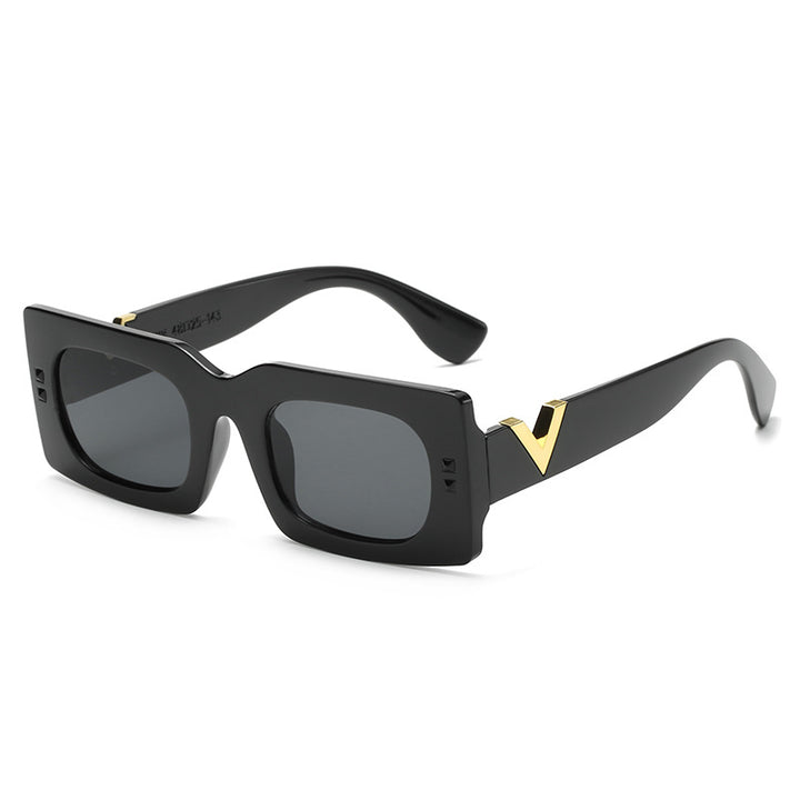 Women's oversized sunglasses with animal print Stornfield