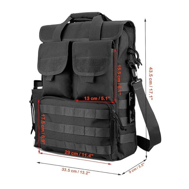 Tactical shoulder backpack with multiple organizer pockets Stornfield