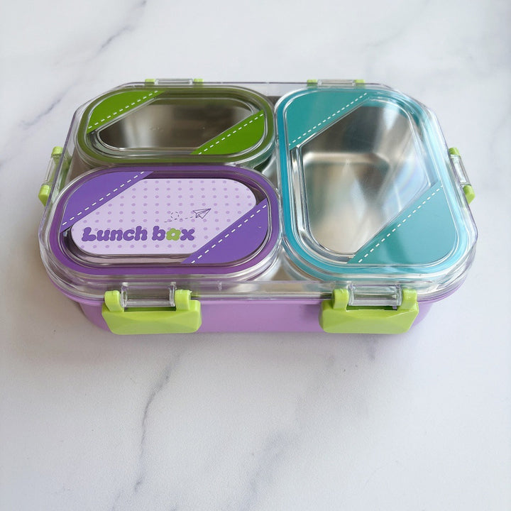 Multi-Compartment Insulated Lunch Box