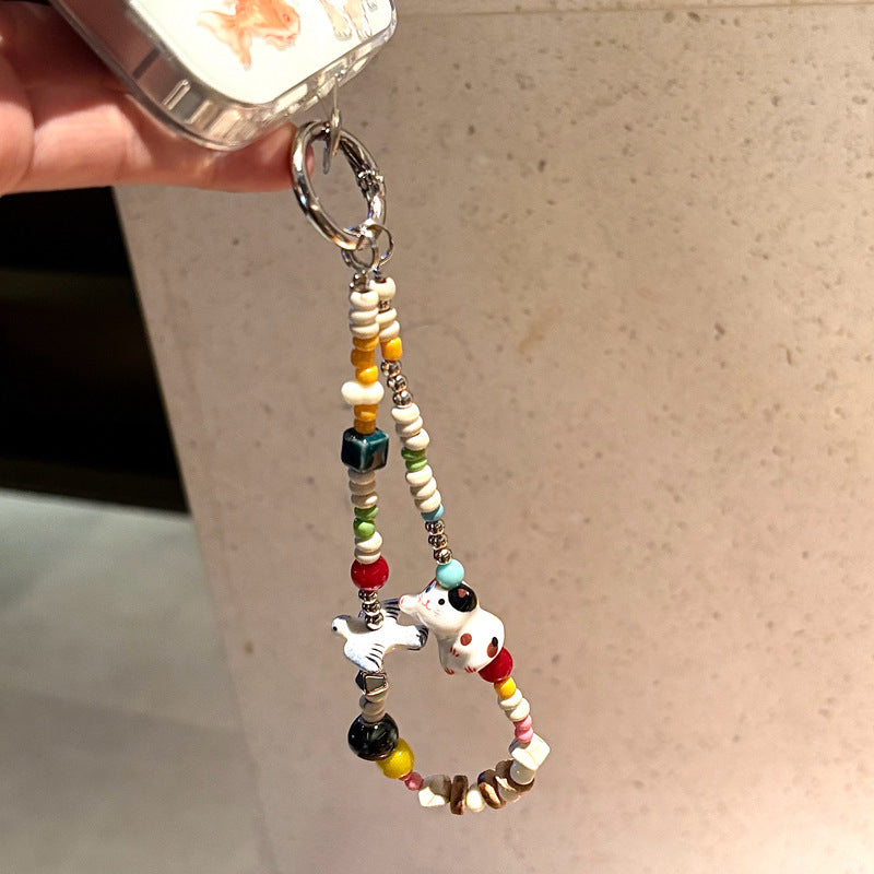 Handmade Beaded Charm Keychain Stornfield 1790135473