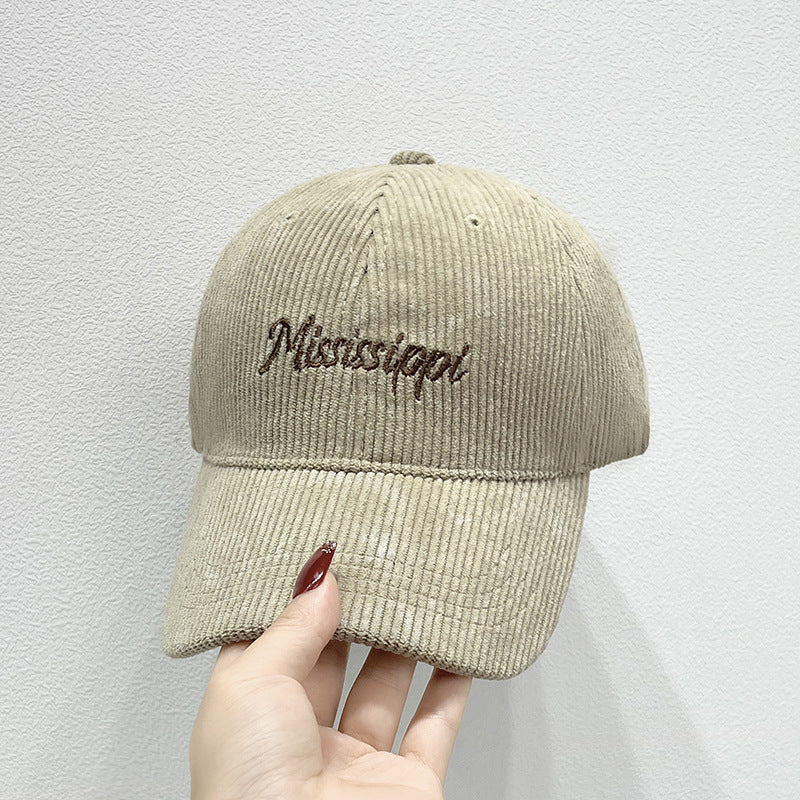 Women's Corduroy Visor Cap Stornfield