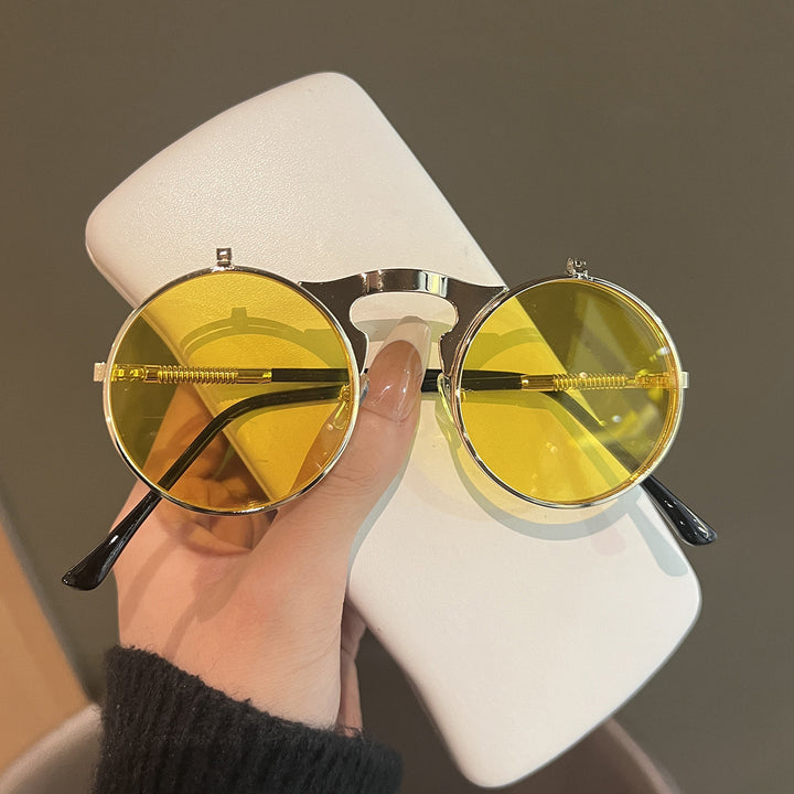 Ladies Round Designer Sunglasses with Innovative Frame Stornfield