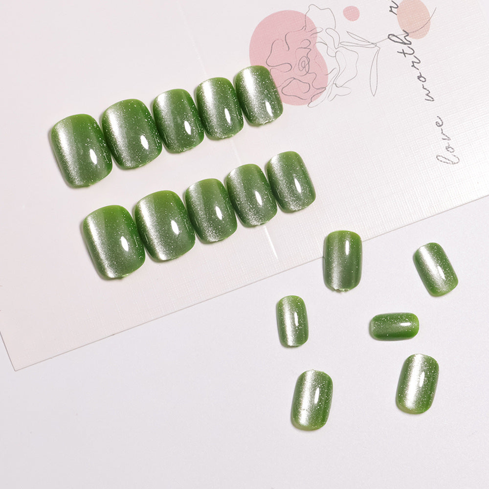 Glittering Matte Finish Press-On Nail Set Stornfield
