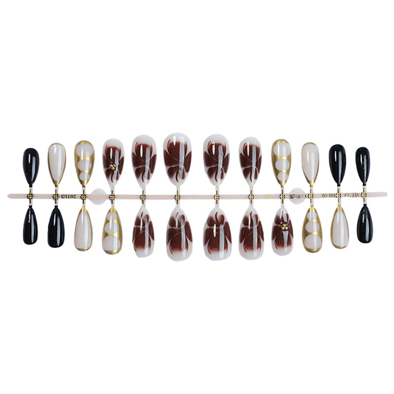 Artistic Press-On Nail Art Set Stornfield