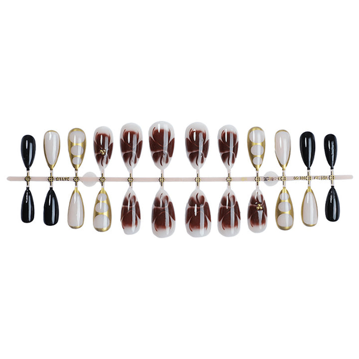 Artistic Press-On Nail Art Set Stornfield
