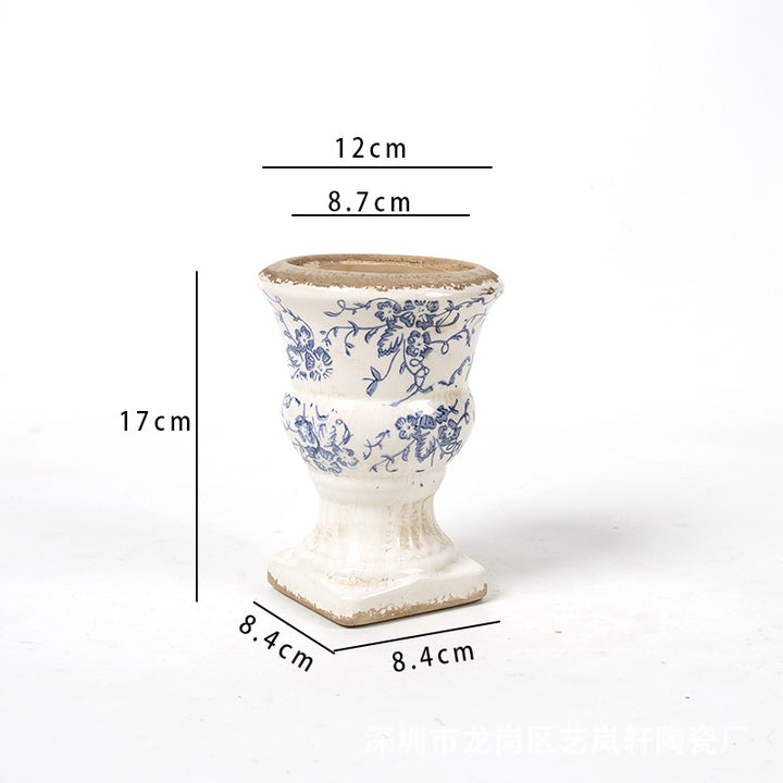 Floral Ceramic Planter Stornfield