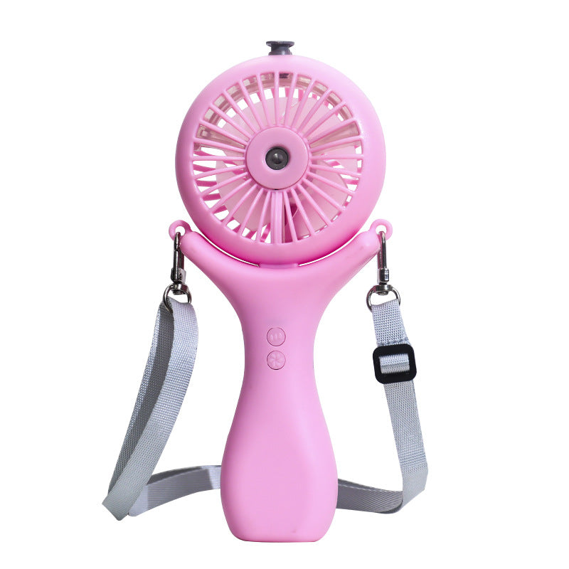 Women's Portable Mini Fan with Spray Function and Flexible Mounting System Stornfield
