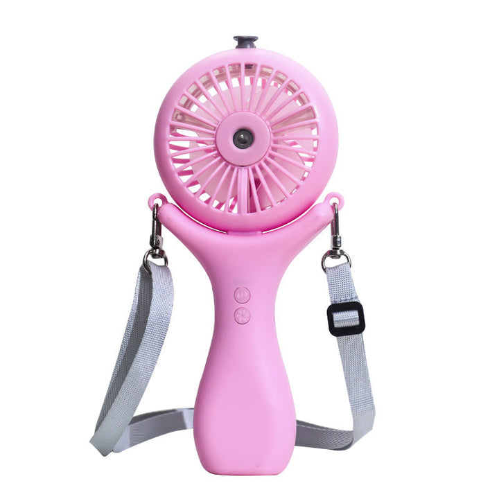 Women's Portable Mini Fan with Spray Function and Flexible Mounting System Stornfield