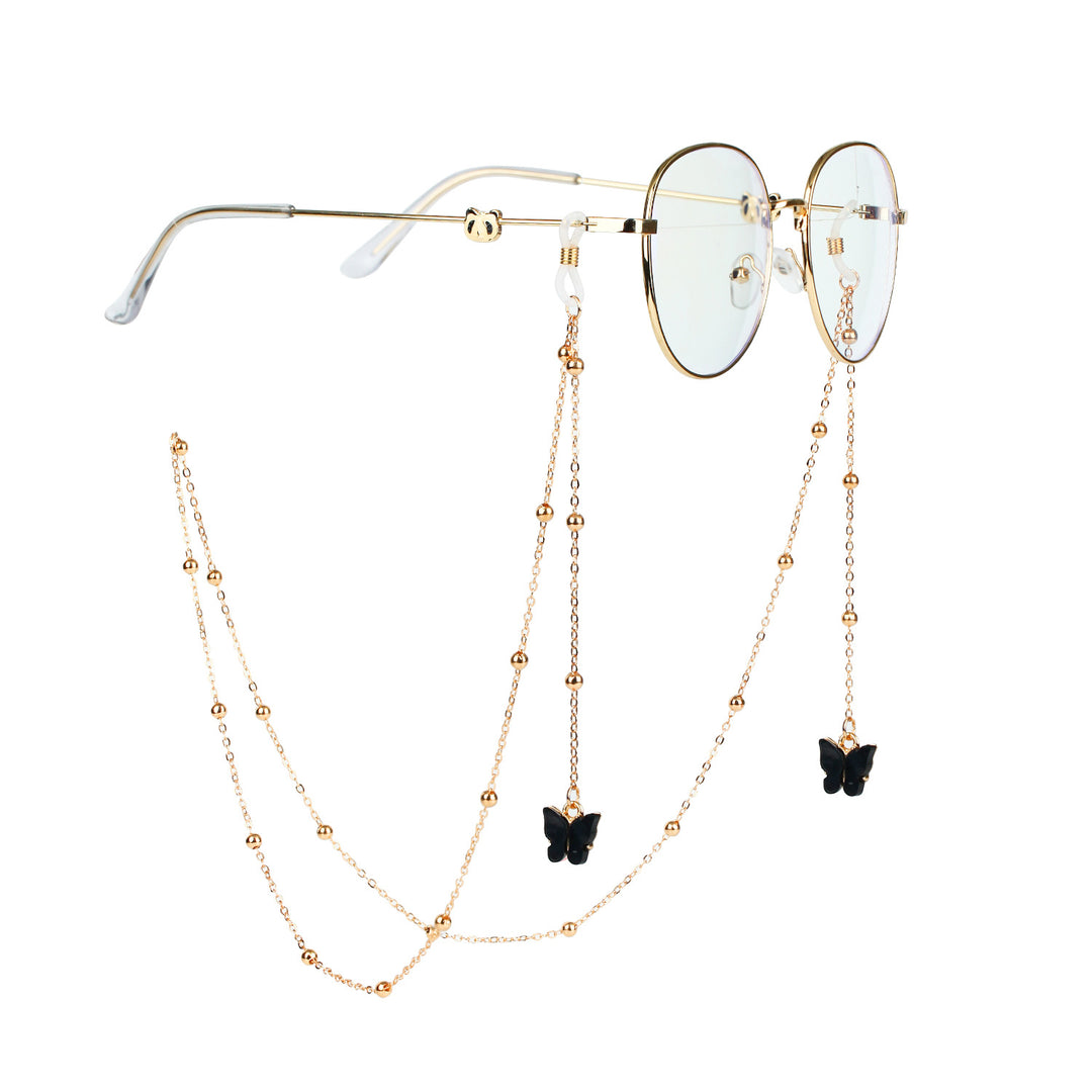 Fashionable sunglasses chains with butterfly pendants Stornfield