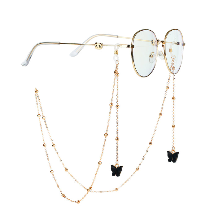 Fashionable sunglasses chains with butterfly pendants Stornfield