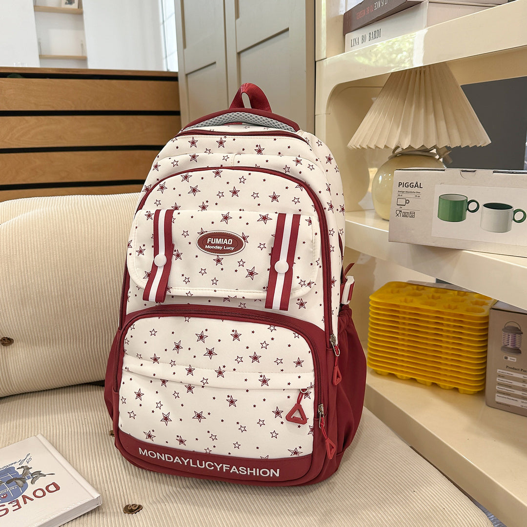 Star Patterned Multi-Functional Backpack Stornfield