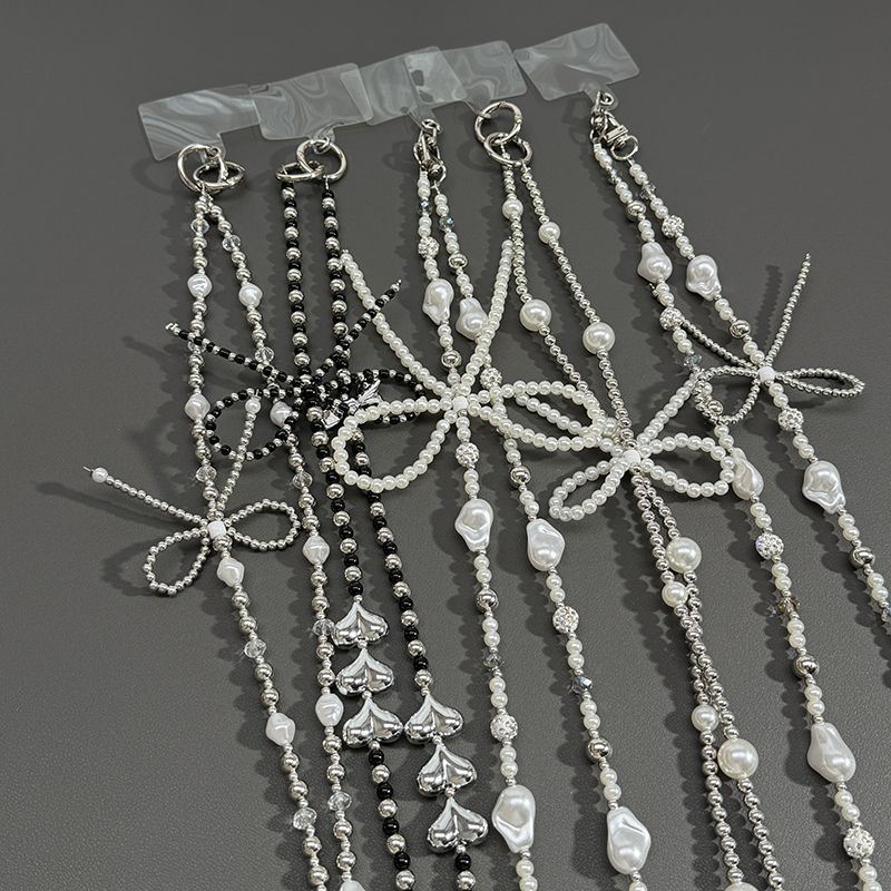Elegant Pearl Beaded Lanyard Stornfield