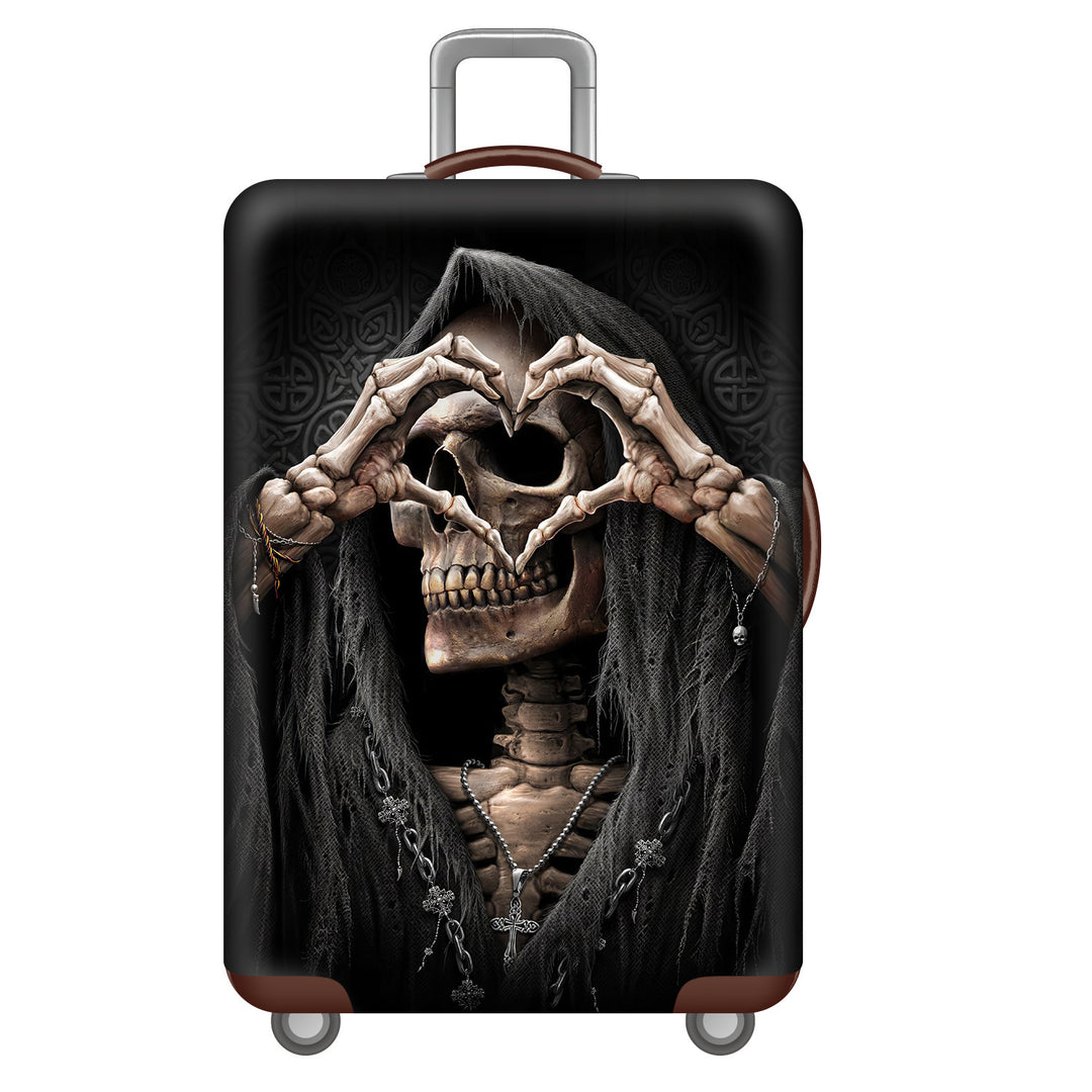 Men's hard-shell suitcase with unique skull design Stornfield