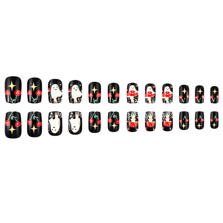 Playful Halloween-Themed Nail Art Set Stornfield