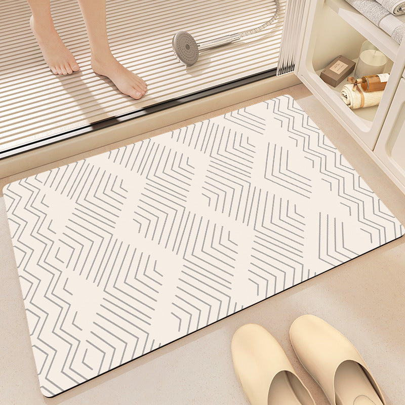 Artistic Cat-Themed Bath Mat Stornfield