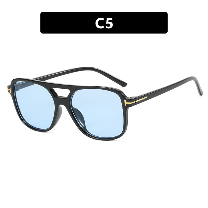 Women trendy square sunglasses with detailed frame Stornfield