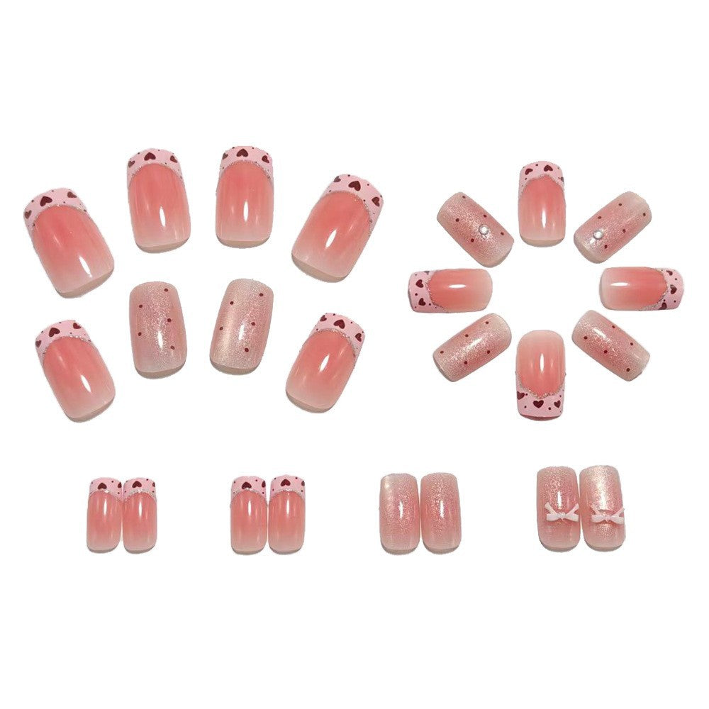Artificial Nails In Elegant Glitter Finish Stornfield