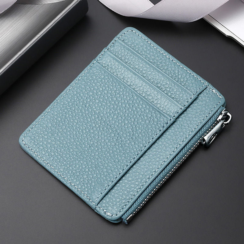 Premium Leather Zip-Around Card Case Stornfield