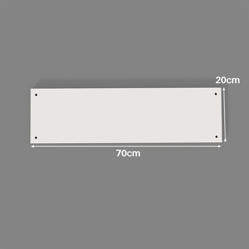 Heavy-Duty Square Mounting Cover Plate with Four Corner Fastener Holes