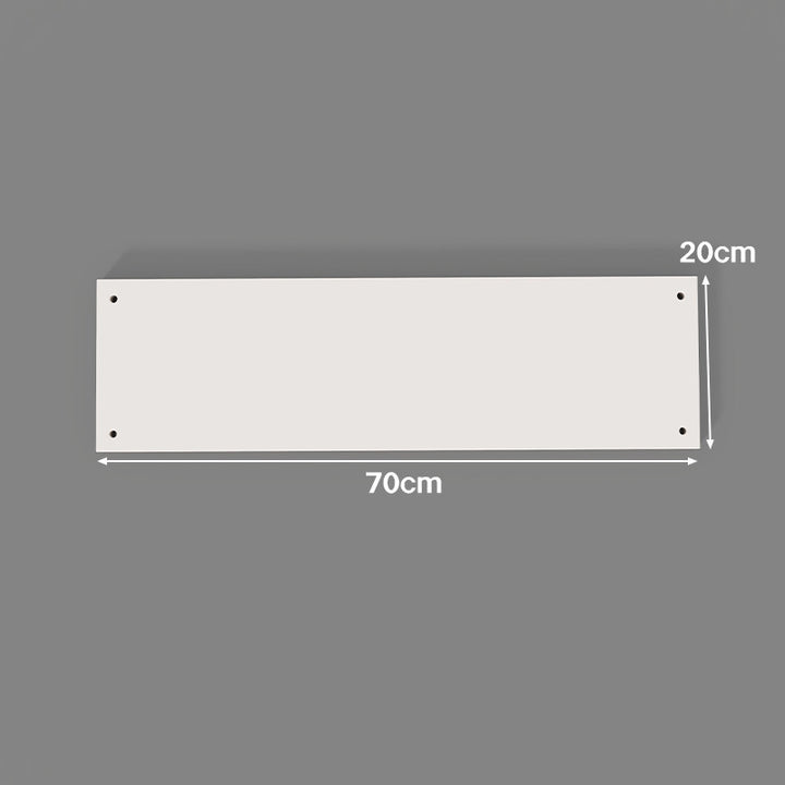 Heavy-Duty Square Mounting Cover Plate with Four Corner Fastener Holes