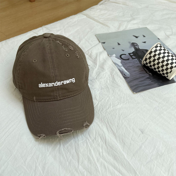 Unisex Distressed Cotton Baseball Cap Stornfield