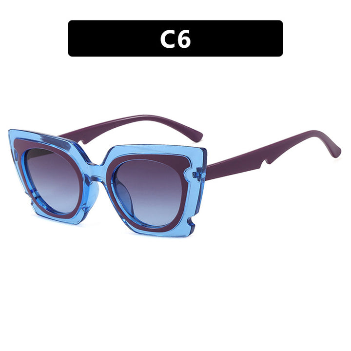 Women's oversized sunglasses with extravagant frame and UV protection Stornfield