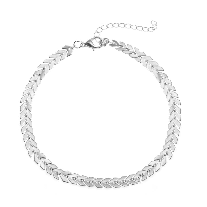 Adjustable Herringbone Chain Anklet Stornfield