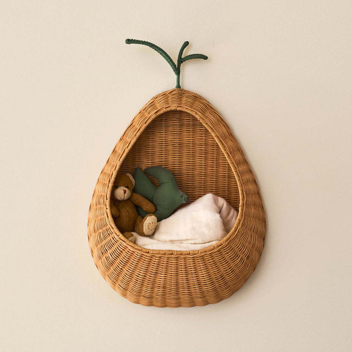 Decorative Woven Pear-Shaped Storage Basket Stornfield