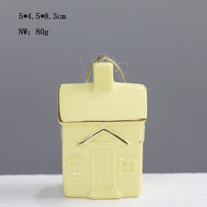 Ceramic House-Shaped Decorative Stornfeild