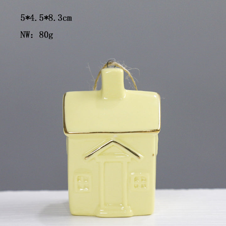 Ceramic House-Shaped Decorative Stornfeild