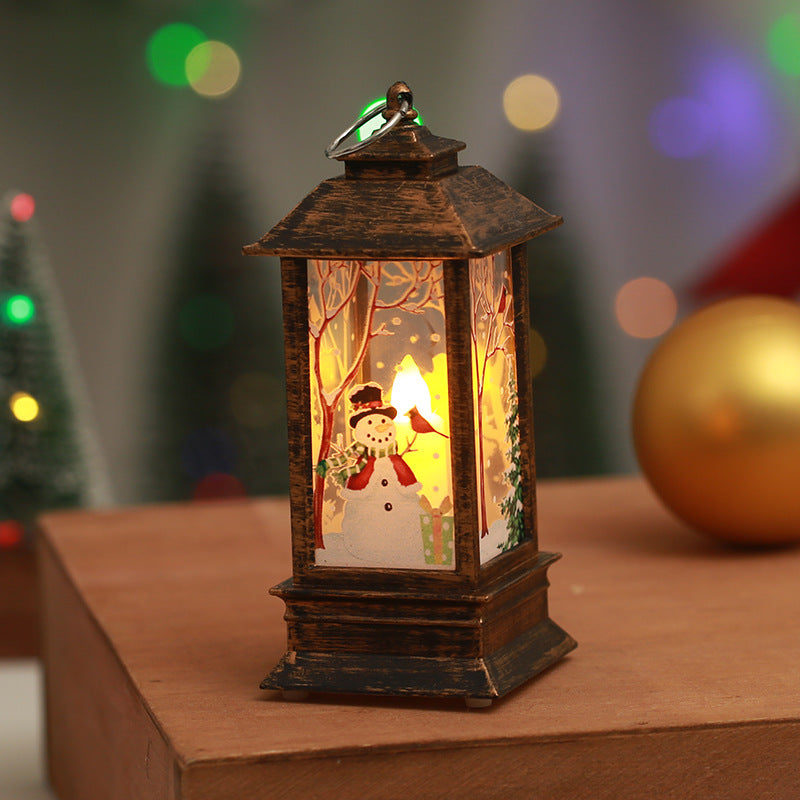 Nostalgic Christmas lantern with LED light Stornfield