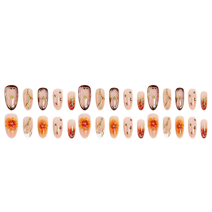 Do-it-Yourself artificial nails with floral designs Stornfield